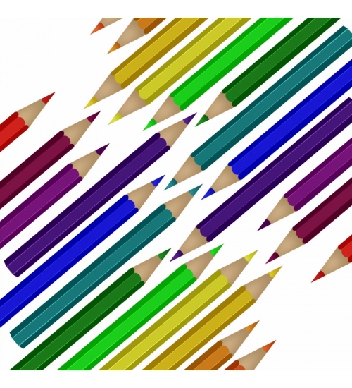 Colorful Pencil Combination Mobile Case Cover