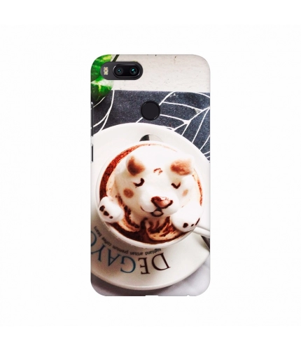 Cup of Cream like Dog Mobile Case Cover