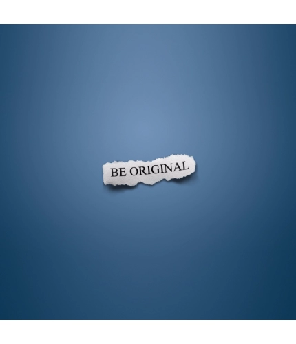 Be original Text with Blue background Mobile Case Cover Be original Text with Blue background Mobile Case Cover