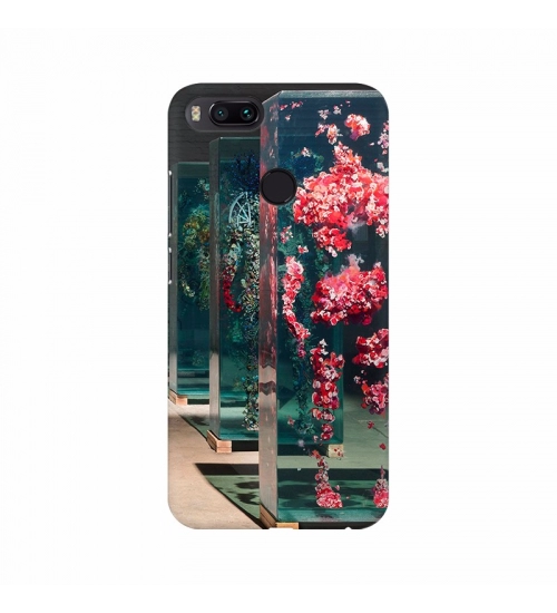 Glass Floral Decoration like man Mobile Case Cover