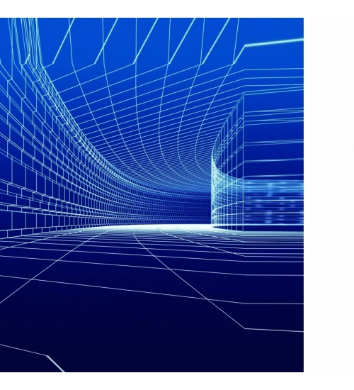 Blue Building Architecture Mobile Case Cover