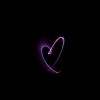 Purple color Heart Symbol Mobile Case Cover Purple color Heart Symbol Mobile Case Cover