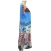 Women's Synthetic Kurtis (Blue, M) Women's Synthetic Kurtis (Blue, M)