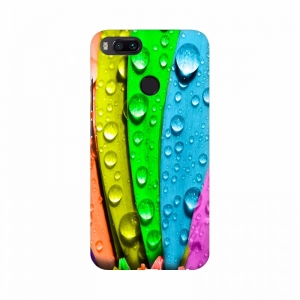 Different Color Leaves with waterdrops Mobile Case Cover