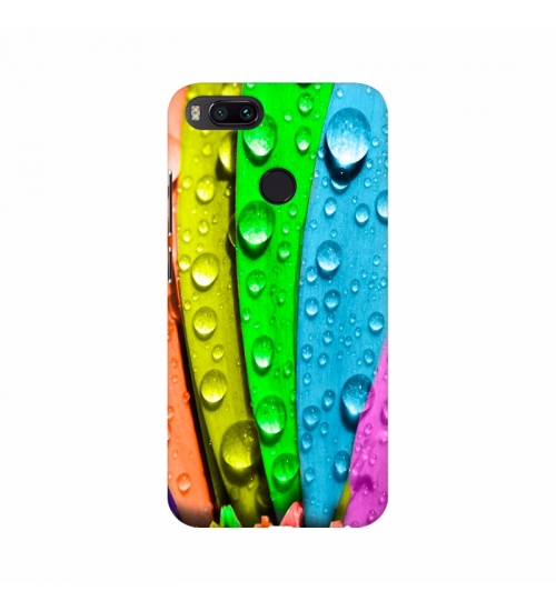 Different Color Leaves with waterdrops Mobile Case Cover