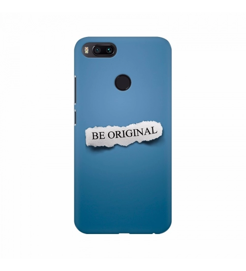 Be original Text with Blue background Mobile Case Cover