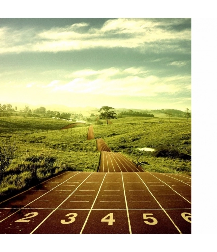Digital Art Green Village and Race track Mobile Case Cover Digital Art Green Village and Race track Mobile Case Cover