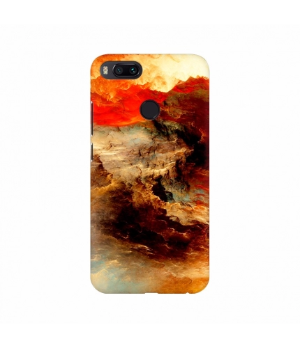 Orange Color Painting illustrator Mobile Case Cover