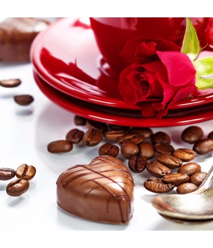 Dark Chocolate with Plate Decoration Mobile Case Cover