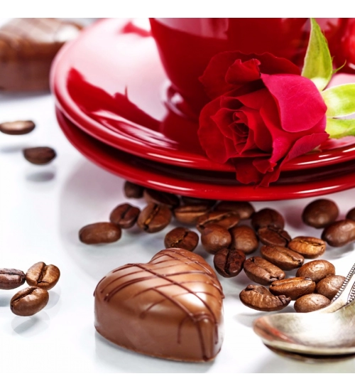 Dark Chocolate with Plate Decoration Mobile Case Cover