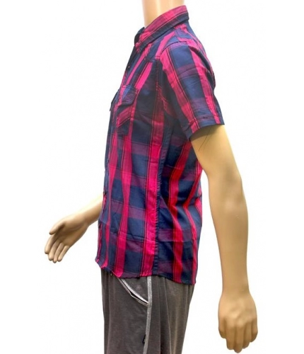 Mens Cotton Casual Men Shirts (Blue, Purple, M) Mens Cotton Casual Men Shirts (Blue, Purple, M)