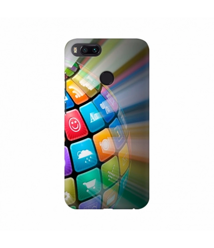 Digitalized Globe Mobile Case Cover