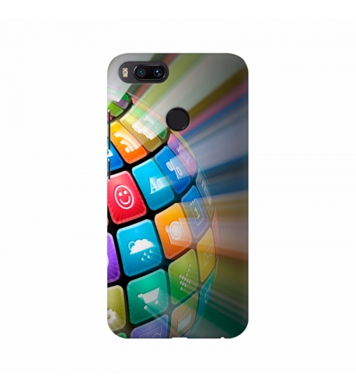 Digitalized Globe Mobile Case Cover