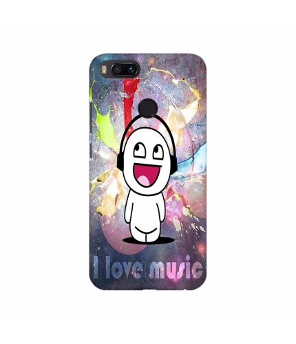 I love Music Be happy Mobile Case Cover