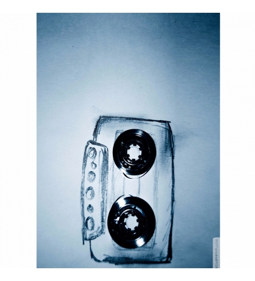 Abstract cassette Photo Mobile Case Cover