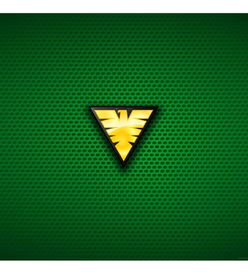 Triangle Yellowish Logo with Green background Mobile Case Cover