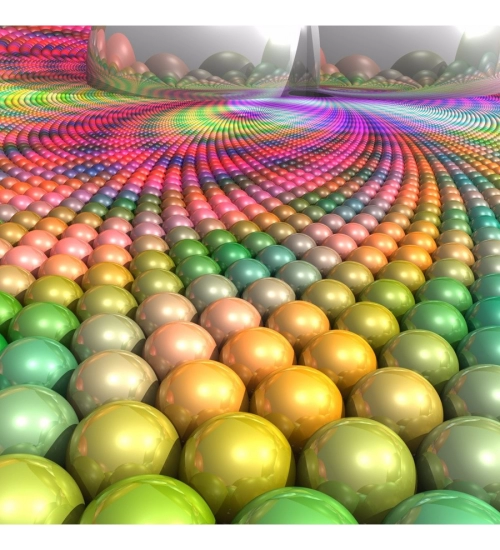 Colorful Balls Painting Effect Mobile Case Cover