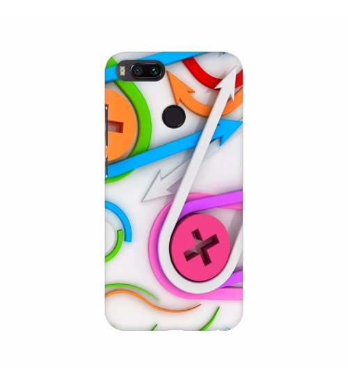 Colorful Arrow Button Mobile case cover