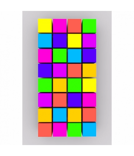 Colorful 3D Cubes Mobile Case Cover