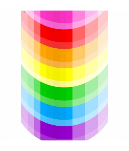 Multicolor Glass Cone Effect Mobile Case Cover