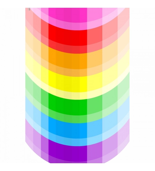 Multicolor Glass Cone Effect Mobile Case Cover