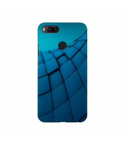 Blue Color Box Pattern Mobile case cover