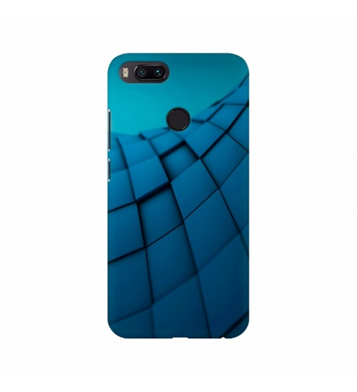 Blue Color Box Pattern Mobile case cover