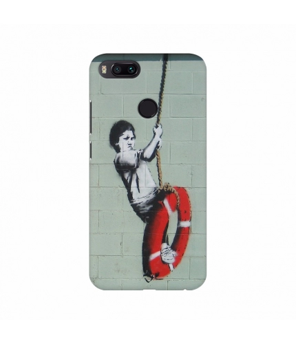 Boy Play with Safety Rings Drawing Mobile Case Cover