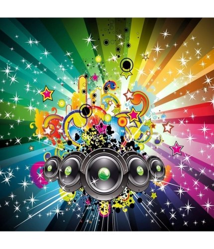 Loud music background Mobile Case Cover