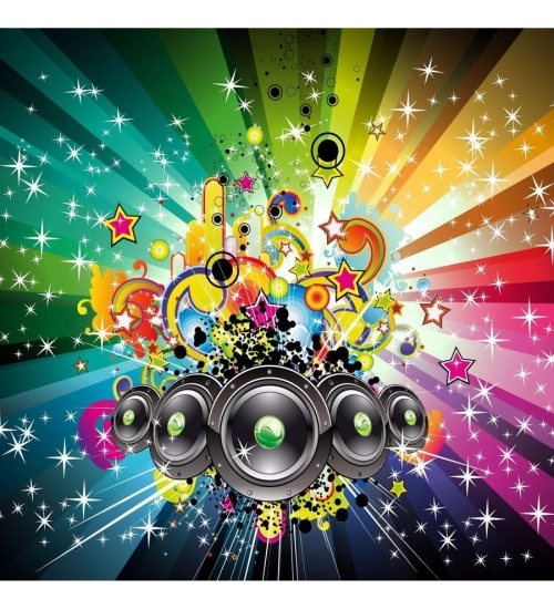 Loud music background Mobile Case Cover