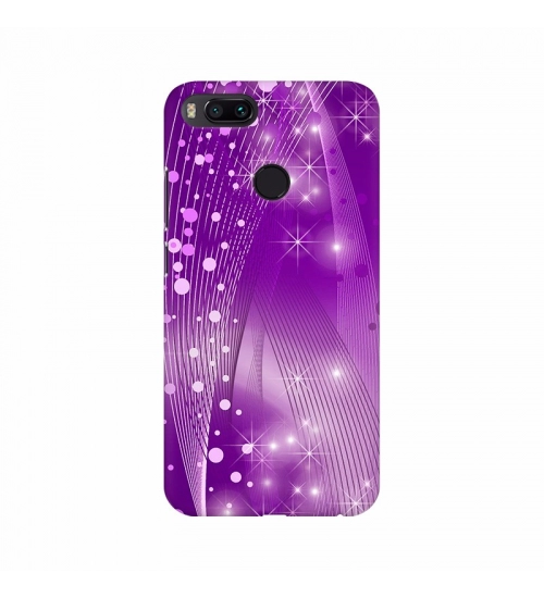 Purple Light Gliterring Mobile Case Cover