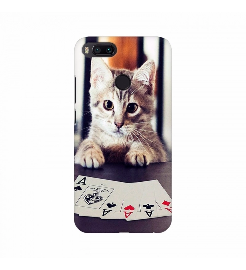 Cat Playing Poker Cards Mobile case cover