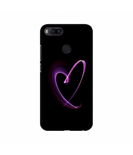 Purple color Heart Symbol Mobile Case Cover