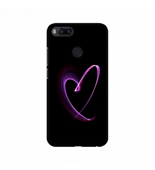Purple color Heart Symbol Mobile Case Cover