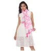 Womens Viscose Straight Duppatta (Pink, Off White) Womens Viscose Straight Duppatta (Pink, Off White)