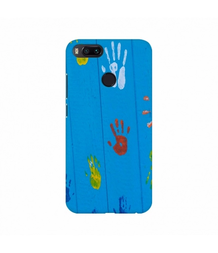 Children hand paintings Mobile case cover