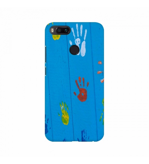 Children hand paintings Mobile case cover