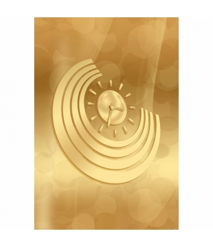 Golden Curve Clock Mobile Case Cover Golden Curve Clock Mobile Case Cover