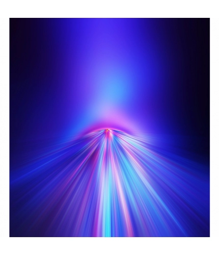 Blue Lighting Rays Mobile Case Cover