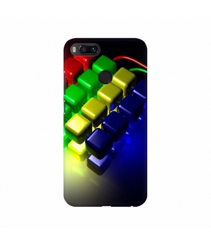 Abstract 3D Squares Mobile Case Cover