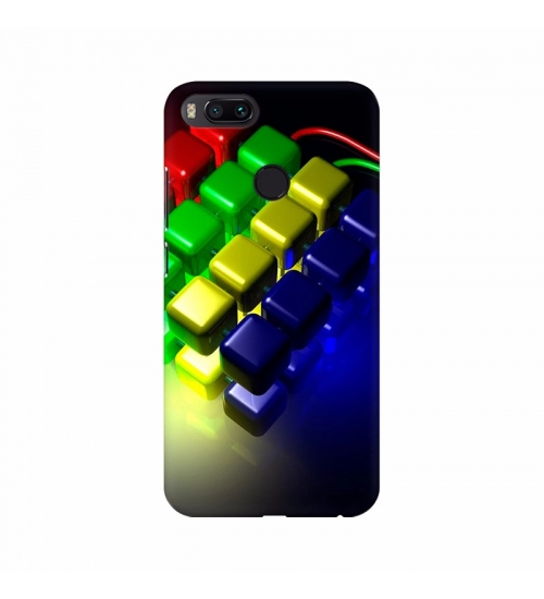 Abstract 3D Squares Mobile Case Cover