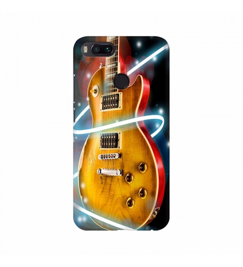 Goldish Musical Guitar Mobile Case Cover