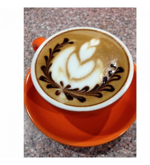 Cup of Coffee with Floral Mobile Case Cover