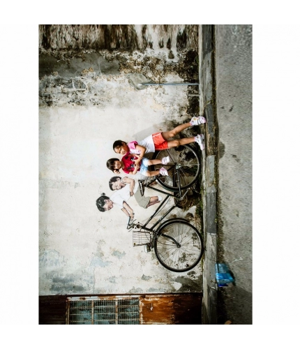 Children on Bicycle Poster Mobile Case Cover