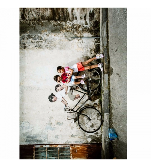 Children on Bicycle Poster Mobile Case Cover