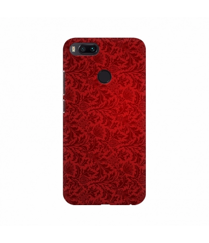 Red Floral wallpaper Mobile Case Cover