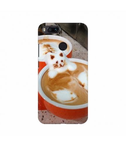 Pair Cup of Coffee with Cream Mobile Case Cover
