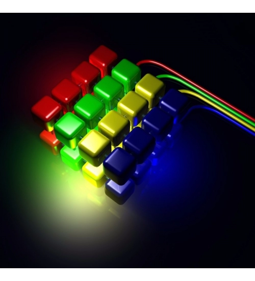 Abstract 3D Squares Mobile Case Cover