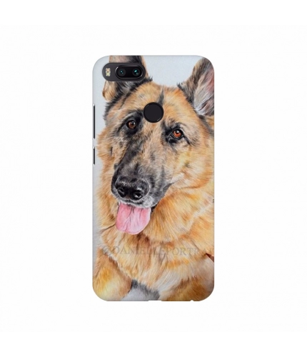 Dog Paper Drawing Effect Mobile Case Cover