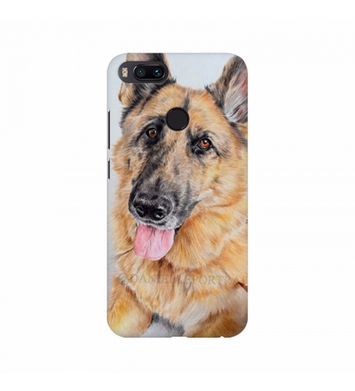 Dog Paper Drawing Effect Mobile Case Cover